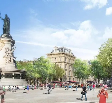 Bright 1 Bedroom First Floor Near Republique 10 * Paryż