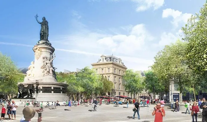 Bright 1 Bedroom First Floor Near Republique 10 * פריז